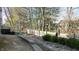 Landscaped backyard with stone pathway and well-maintained fence offers privacy at 4618 Angelica Dr, Indianapolis, IN 46237