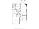 Detailed floor plan showcasing the layout of the home, including bedrooms, bathrooms, and living areas at 4618 Angelica Dr, Indianapolis, IN 46237