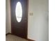 Front Door with window at 4823 S State Road 75, Jamestown, IN 46147