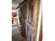 Stylish barn door with a rustic wood design, adding character to the home's interior at 551 E 600 S, Lebanon, IN 46052