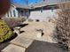 An outdoor patio with pavers with potted plants at 551 E 600 S, Lebanon, IN 46052