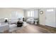 Bright living room features modern decor, neutral paint, and stylish furnishings at 6603 Iona Rd, Indianapolis, IN 46203