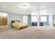 Open basement area with bedroom and living area at 6655 Gopher Dr, Nineveh, IN 46164