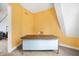 Office with natural light, a spacious desk, and unique ceiling accents offering a comfortable workspace at 6655 Gopher Dr, Nineveh, IN 46164
