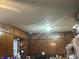The kitchen features wood cabinets at 721 Stover Ave, Indianapolis, IN 46227