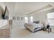 Serene main bedroom features a plush bed, a TV, and a coordinated furniture set at 7256 Firestone Rd, Whitestown, IN 46075