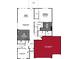 Layout for main floor showing kitchen, great room, garage and primary bedroom suite at 7310 Raybourn Ct, Indianapolis, IN 46259
