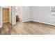 Spacious bedroom with view of bathroom at 929 N Beville Ave, Indianapolis, IN 46201