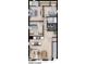 Detailed first-floor plan showcasing the layout, kitchen, bedrooms, and living spaces at 929 N Beville Ave, Indianapolis, IN 46201