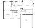 Detailed floor plan showcasing the layout of the home, including the kitchen, living room, and garage at 1059 Sugar Maple Dr, Greenwood, IN 46143