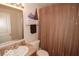 Clean and functional bathroom showcasing a vanity, toilet, and shower with curtain, providing essential amenities at 11026 Cool Winds Way, Fishers, IN 46037