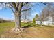 Outbuilding in the large yard features storage space at 1310 Bowman Dr, Greenfield, IN 46140