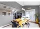 Open concept dining area with modern decor and natural light at 13615 Moorcroft Dr, Fishers, IN 46037