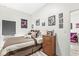 Comfortable bedroom featuring stylish decor, cozy bedding, and inviting ambiance at 1510 Columbia Ave, Indianapolis, IN 46202