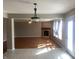 Bright and airy living space showing fireplace with hardwood floors and an open floor plan at 1735 Sonesta Ln, Indianapolis, IN 46217