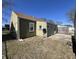 Home backyard showcasing grass, concrete, and exterior of home at 2341 California St, Columbus, IN 47201