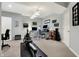 Finished basement room with two desks and exercise equipment at 2750 Joshua Dr, Carmel, IN 46033