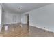 Spacious living room featuring hardwood floors and ample space for furniture arrangements at 3044 S Keystone Ave, Indianapolis, IN 46237