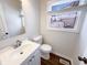 Updated bathroom featuring a modern vanity and fixtures at 3743 Celtic Dr, Indianapolis, IN 46235