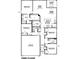 Open floor plan with four bedrooms, large great room, kitchen, casual dining, and a covered patio at 3912 Bamboo Branch Dr, Clayton, IN 46118