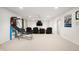 Finished basement with theater seating, and recreational space at 3949 W 250 N, Anderson, IN 46011