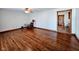 Bright living room with hardwood floors and plenty of space for furniture at 4109 E Epler Ave, Indianapolis, IN 46237