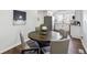Bright kitchenette with white cabinets and stainless appliances at 4844 N 700 W, McCordsville, IN 46055