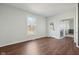 Well-lit living room showcases new flooring and neutral paint at 4844 N 700 W, McCordsville, IN 46055