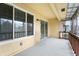 Enclosed patio featuring plenty of natural light and a sliding glass door at 505 W Hunters Dr # D, Carmel, IN 46032