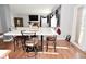 Open concept dining area with barstool seating at 5855 Dapple Trce, Indianapolis, IN 46228