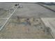 Aerial view of rural estate, long driveway, mature trees, ample parking offering serenity and privacy at 6024 N County Road 50 W, Lizton, IN 46149
