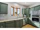 Eat-in kitchen with a granite countertop, stainless steel appliances, and a window at 6024 N County Road 50 W, Lizton, IN 46149