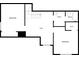 Upstairs floor plan featuring two bedrooms, two bathrooms, loft area, and walk-in closet at 6812 W Wintergreen Ct, McCordsville, IN 46055