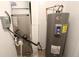 Furnace and hot water heater in utility room at 7438 Melanie Ln # 13, Indianapolis, IN 46217