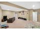 Spacious finished basement, perfect for a recreation room, playroom, or additional living space at 7710 Eagle Crescent Dr, Zionsville, IN 46077