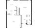 Main floor plan showcasing the layout of the home, including kitchen, living room, and garage at 825 Treyburn Green Dr, Indianapolis, IN 46239