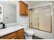 Full bathroom with a shower-tub combo and vanity sink at 8417 Southern Springs Way, Indianapolis, IN 46237