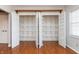 Walk-in closet with wire shelving and plenty of storage space at 8417 Southern Springs Way, Indianapolis, IN 46237