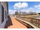 Well-maintained deck offering stunning water views and peaceful outdoor enjoyment at 8417 Southern Springs Way, Indianapolis, IN 46237