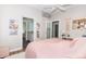 Bedroom with views into an ensuite bathroom at 1014 Jackson St, Columbus, IN 47201