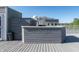 Rooftop deck features an outdoor kitchen prep area with bar top at 1014 Jackson St, Columbus, IN 47201