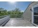 Rooftop deck overlooking mature tree line at 1014 Jackson St, Columbus, IN 47201
