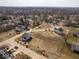 An aerial view of the community shows new homes being constructed at 1033 Fuller Ln, Shelbyville, IN 46176