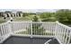 This cozy balcony offers relaxing views at 12145 Bubbling Brook Dr # 600, Fishers, IN 46038
