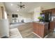 Open-concept living room with modern finishes and ample natural light at 12145 Bubbling Brook Dr # 600, Fishers, IN 46038