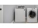 Well-equipped laundry room featuring modern LG washer and dryer at 2016 Woodland Parks Dr, Columbus, IN 47201