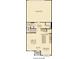 Layout of the first floor featuring the living area, kitchen, dining, and garage at 2171 Mildred Rd, Westfield, IN 46074