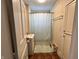 Bathroom with shower/tub combo at 218 S 5Th Ave, Beech Grove, IN 46107
