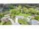 Aerial view featuring the home, pool, and lush backyard, perfect for outdoor relaxation and entertainment at 2230 Mindy Ct, Anderson, IN 46017