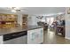 Open-concept design seamlessly blends living, dining, and kitchen areas, offering a versatile living space at 2230 Mindy Ct, Anderson, IN 46017